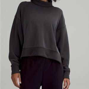Lululemon Athletica Black Softstreme Turtleneck Pullover
